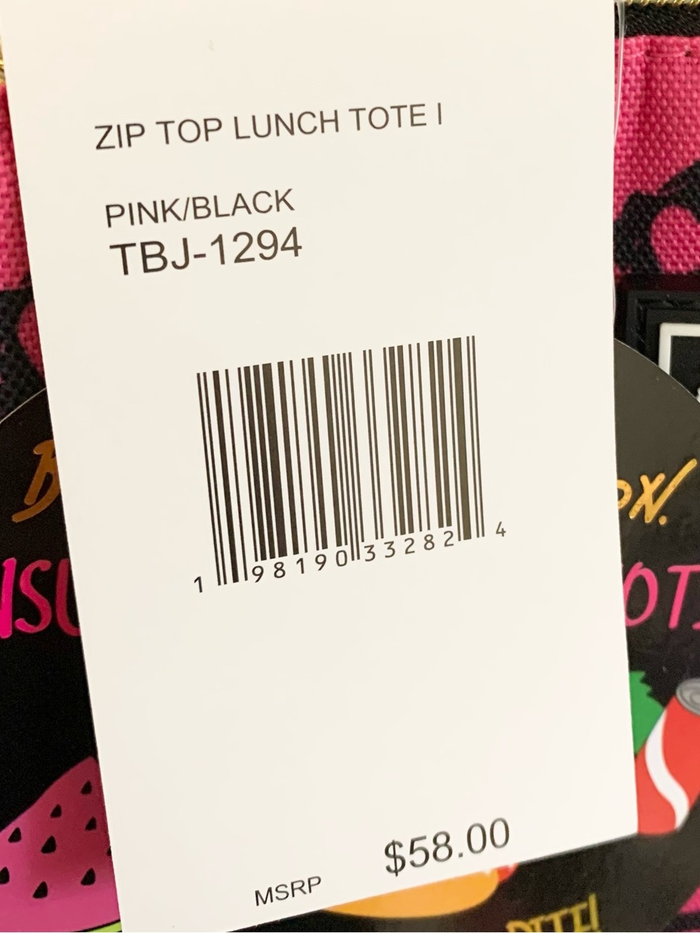 Betsey Johnson Skull Crossbody Lunch Bag Zip Top NEW Whimsigoth Pretty Punk - Picture 3 of 8